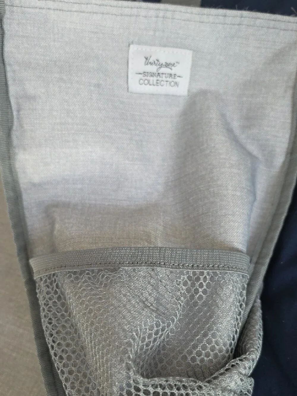 Canvas Tote Bag in Light Gray